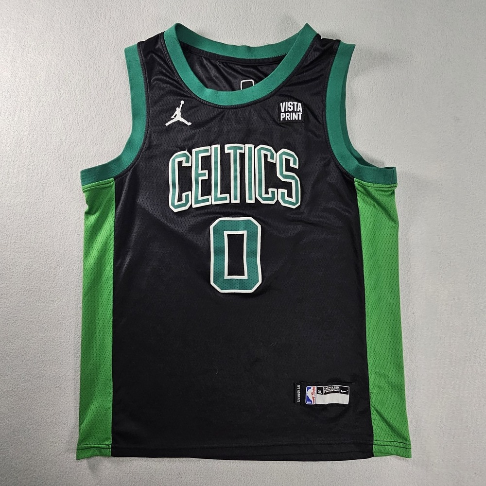 Jayson Tatum Boston Celtics Jordan Nike Youth XL #0 NBA Basketball Jersey Stitch